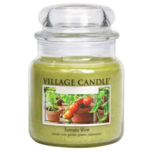 Village Candle Vonná svíčka ve skle, Rajčatová Zahrádka - Tomato Vine 16 oz