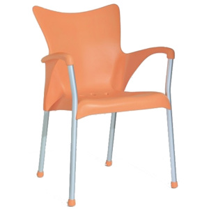Zahradní židle Laid, hliník, oranžová LA10402207 Garden Project