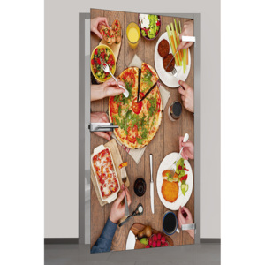 FRAJT - IMAGE GLASS Celoskleněné dveře - jídlo pizza