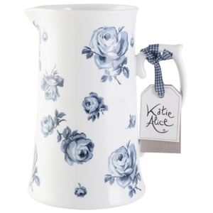 Katie Alice - džbán White Floral 1,1 l (Porcelánový džbán z nové kolekce Vintage Indigo s motivem květin je milým doplňkem do každé kuchyně. )