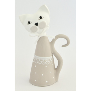 Keramika Andreas® Kočka malá - cappuccino