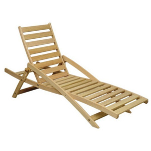 Dřevěné lehátko vhodné k bazénům, welness nebo sauny