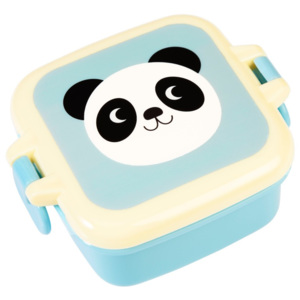 Modrý svačinový box Rex London Miko the Panda