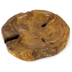 Artium Mísa, dekorační dřevořezba z teakového dřeva, různé tvary - WLD150