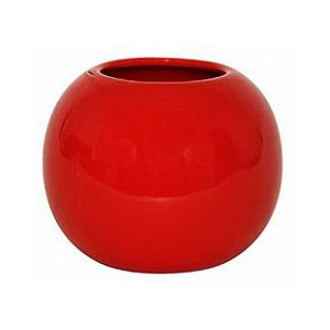 Váza keramická červená HL667375, cena za ks