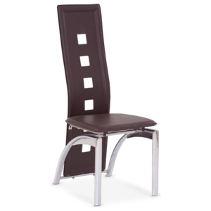 Halmar Jídelní židle K4, tmavě hnědá