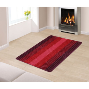 Koberce a koberečky 80x120 červená spirála