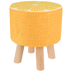 Stolička s motivem ovoce, stolička - sluneční pomeranč