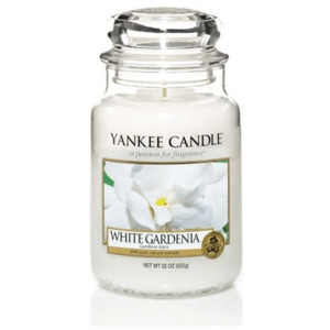 Vonná svíčka Yankee Candle White Gardenia, velká