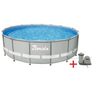 Marimex | Bazén Florida Premium Grey 4,88x1,22 m s kartušovou filtrací | 10340032