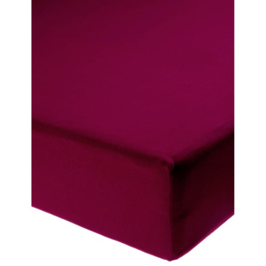Jersey prostěradlo s elastanem vínové Rozměr: 60x120 cm