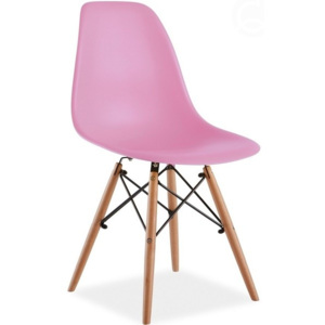 Jídelní židle Enzo růžová - Casarredo
