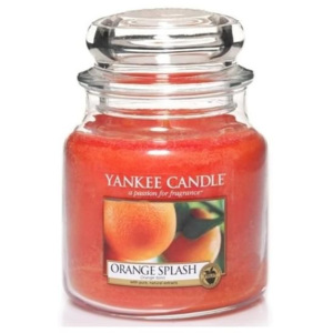 Vonná svíčka Yankee Candle Orange Splash, střední