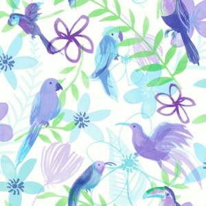 Tapeta na zeď - Arthouse Polly Parrot Polly Parrot Purple