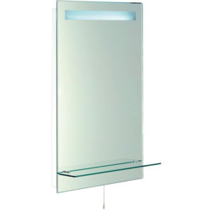 Aqualine Zrcadlo 50x80cm, podsvícené s policí