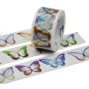 Svět pásek WASHI páska “Duhoví motýli II.“ (PW23D05M0004)