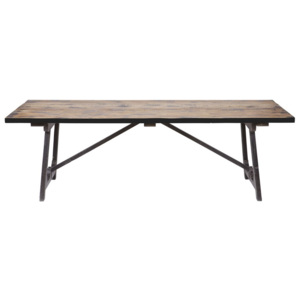 Jídelní stůl z masivního borovicového dřeva BePureHome Craft, 220 x 90 cm