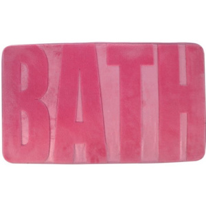Koopman Koupelnová předložka Bath tmavě růžová, 45 x 75 cm