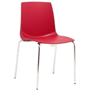 Jídelní židle Laura, červená laura00169C Design Project
