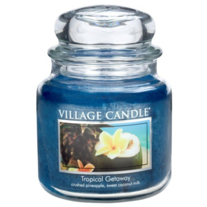 Village Candle Vonná svíčka ve skle, Víkend v tropech - Tropical Getaway 16 oz