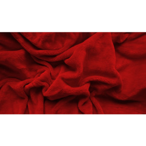 XPOSE ® Prostěradlo mikroplyš Exclusive tmavě červené - 90x200cm