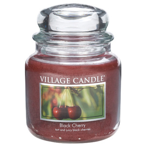 Svíčka ve skleněné dóze Village Candle Černá třešeň, 454 g
