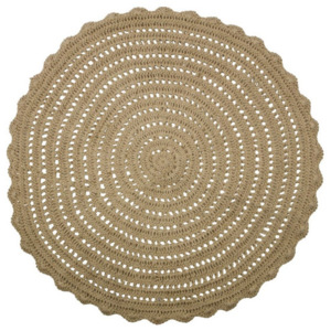 Kulatý jutový koberec BePureHome Corn, ⌀ 150 cm