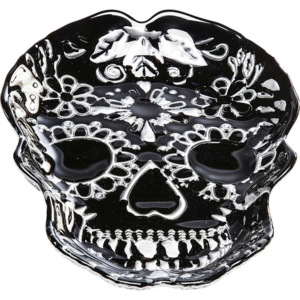 Dekorativní mísa Skull Black 30cm