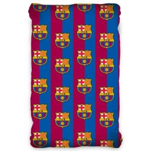 TipTrade Fotbalové licenční prostěradlo FC Barcelona 90x200 cm