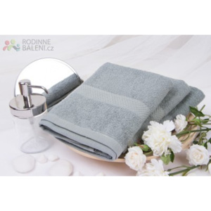XPOSE ® Froté ručník VERONA - světle šedá 50x90 cm