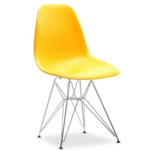 Jídelní židle MOBI žlutá