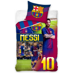 Carbotex, Poľsko Dětské povlečení Messi Barcelona, Rozměr 1x70x80 / 1x140x200 cm