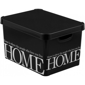 Box DECOBOX - L - HOME černá/home, cena za ks