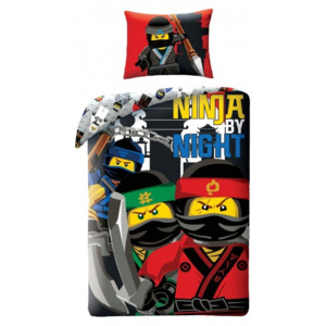 Halantex Dětské bavlněné povlečení LEGO Ninjago Movie 2, 140x200/70x90cm