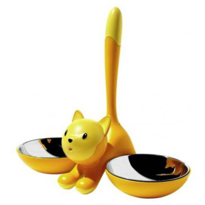 Miska pro kočku Tigrito žlutá - Alessi - Alessi
