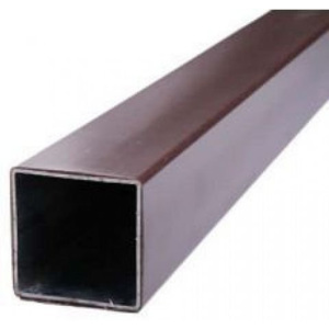 Sloupek pro montáž plotovek FeZn (poplastovaný) 60x60 mm - řez