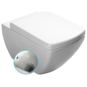 Isvea PURITY WC závěsné s bidetovou sprškou 35x55,5cm, bílá (10PL02001-DL)