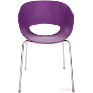 Židle Eggshell - fialová