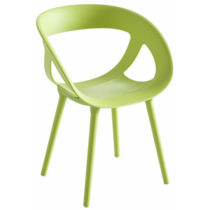 Zahradní židle Amon, plast, zelená