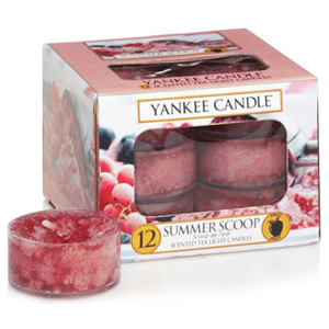 Yankee Candle – čajové svíčky Summer Scoop, 12 x 9,8 g