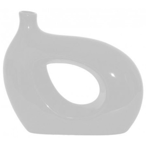 Váza keramická bílá HL667276, cena za ks