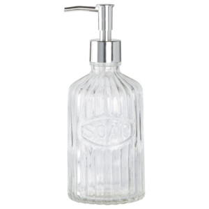 Skleněný dávkovač - zásobník na mýdlo 550ml Soap