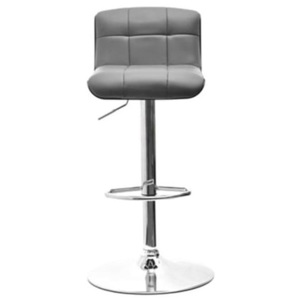 Barová židle PALM šedá/černá