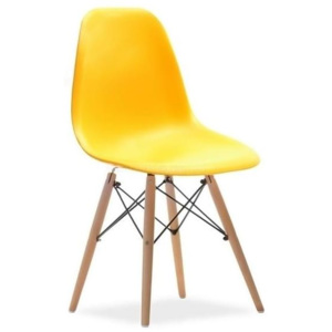 Jídelní židle MOBI Žlutá - DR