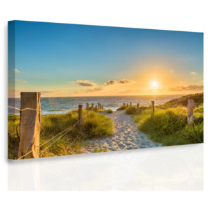 Obraz - Pěšinka na pláž (60x40 cm) - InSmile ®