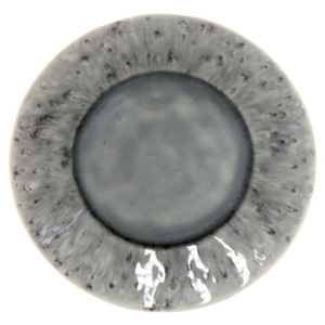 Šedý kameninový talíř Ego Dekor Madeira, ⌀ 21 cm