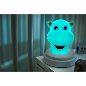 LED noční světlo, hippo SILLY HIPPO