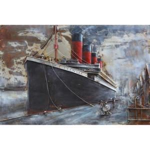 Falc Kovový obraz - TITANIC, 120x80 cm