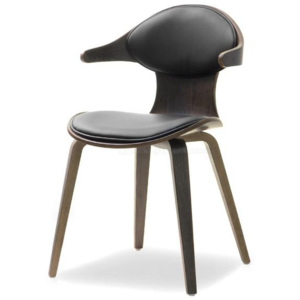 Jídelní židle TORES pálený dub-černá