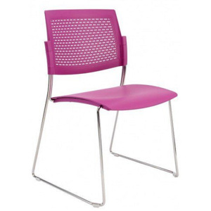 Designová plastová konferenční židle Eliška - typ sáně